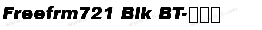 Freefrm721 Blk BT字体转换 Freefrm721 Blk BT字体转换